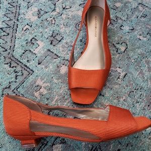 Bandolino Open Toe Sling Back Low Heel